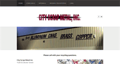 Desktop Screenshot of cityscrapmetal.com